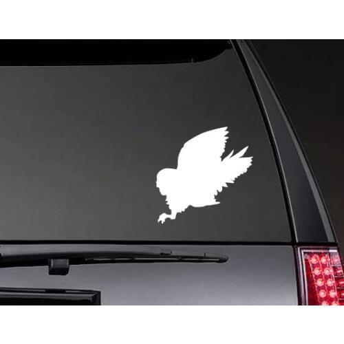 Lively Owl Bird Car Body Stickers Car Window Stickers Waterproof Unique ZP0335