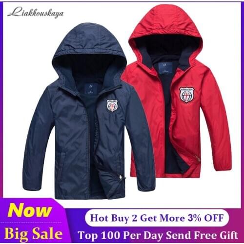 High Quality 2020 Spring Clothing Children Jackets Trench Coat Kids Outerwear Hoodid Windbreaker For Boys Waterproof Raincoat