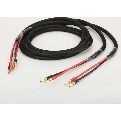 High performance speaker cable with DIY Pailiccs plugs 2.5M Speaker wire for tube amplifier