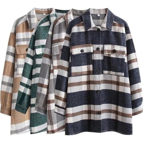 Женские рубашки в клетку XIKUO China At AliExpress