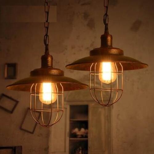 Nordic Loft Style Iron Pendant Light Fixtures Edison Industrial Vintage Lighting For Dining Room Hanging Lamp Retro Droplight