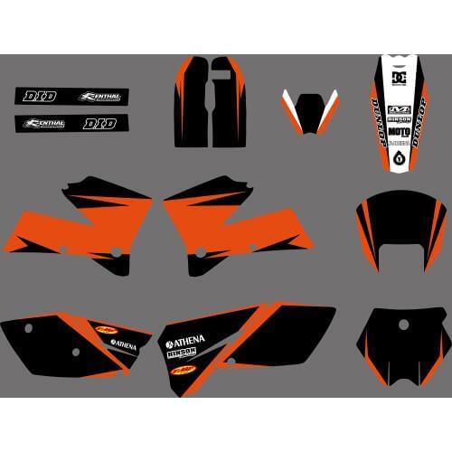 0298 Star NEW TEAM 0298 GRAPHICS WITH MATCHING BACKGROUNDS FIT FOR SX 125/250/380 /400/520 2005-2006