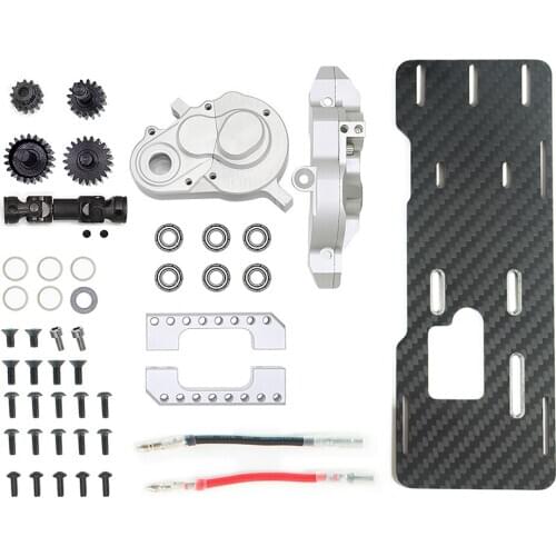 1/10 RC TRX-4 Accessories Front Motor Gearbox Kit for 1:10 Traxxas TRX4 RC Car Parts Model Defender Bronco Ford Upgrade
