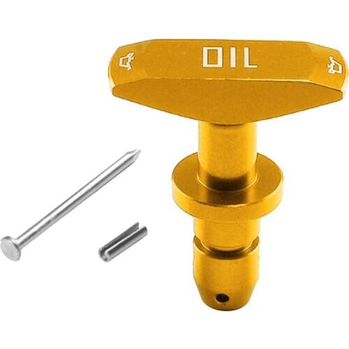 1pcs Heavy Duty Billet Oil Dipstick Pull Handle Replacement Golden for Ford GT V8 GT50