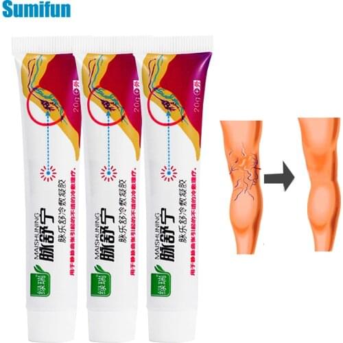 3pcs Varicose Veins Cream Vasculitis Phlebitis Spider Ointment Varicosity Angiitis Removal Pain Relief Medical Plaster D8238