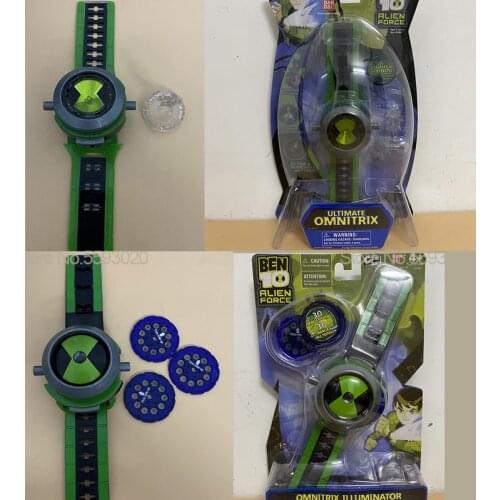 Ultimate Omnitrix Watch Style Japan Projector Watch DAI Genuine Watches Action Figure Model Toy Doll Gift