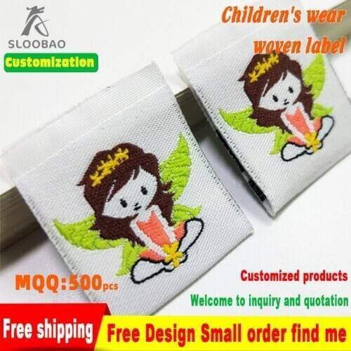 FreeShippingEmbroideryGarmentAccessoriesCustomClothingLabelsCustomizedLogoComputerColorWovenLabelTagsOwnNameForClothing2000pcs