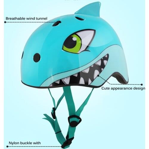 Children Bicycle Helmet Cute Cartoon Animal Safety PC Helmet Children Riding Bicycle Skating Scooter Outdoor Sports Helmet Kids