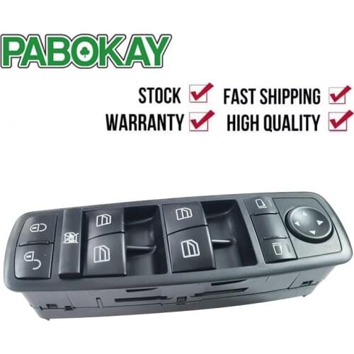 1698206610 Front Left Driver Window Master Switch For Benz A B Class W169 W245 2004-2012