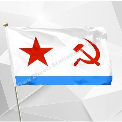 USSR Soviet Navy Flag Naval Ensign Soviet Union 1950 flag Russia Flags And Banners For Victory Day / Home Decoration