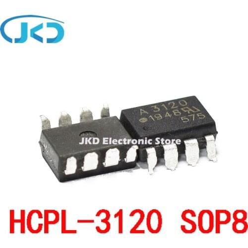 10pcs/lot A3120 HCPL3120 HCPL-3120 A3120V SOP-8 HCPL 3120 photoelectric coupler
