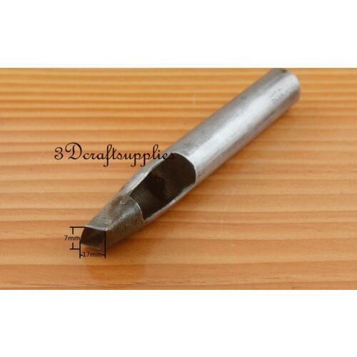 Leather puncher Hole Gasket Cutter Punch Set tool diamond 17mm x 7mm S272