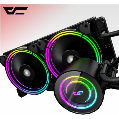 Darkflash TR240 pc case ARGB water cooling computer fan RGB CPU integrated water cooling Cooler For LGA 775/115x/AM2/AM3/AM4 AMD