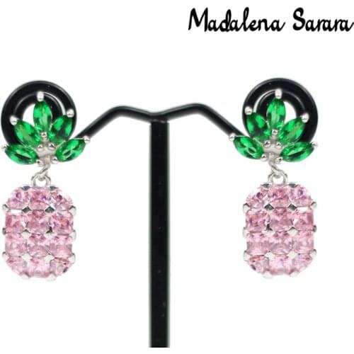 MADALENA SARARA AAA Cubic Zirconia Pave Setting High Quality Women Dangle Earrings Various Style Options MD-0006699