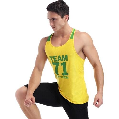 Guangzhou Cody Lundin Men Fitness Running Tanks Top Fashion Breathable Sleeveless Vest