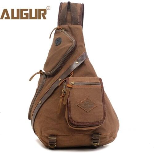 Fashion Chest Bag Canvas Large Vintage Shoulder Sling Bag Men Packaging Bags for Business Designer Handbags High Quality Luxury