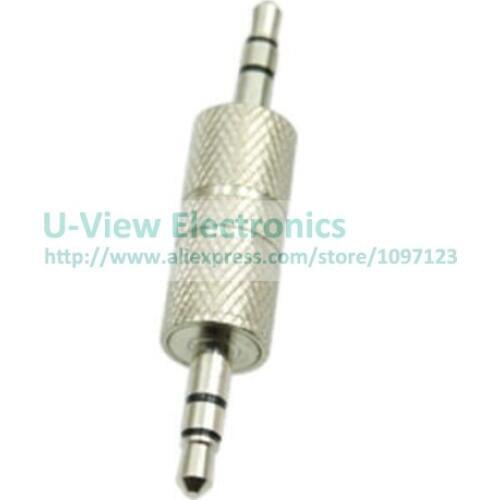 NCHTEK Copper 3.5MM Stereo Male to Male Adapter Jack Coupler Connector/Free DHL Shipping/200PCS