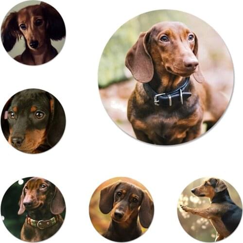 New ArrivalDachshund Teckel Dackel Dog Badge Brooch Pin Accessories For Clothes Backpack Decoration gift
