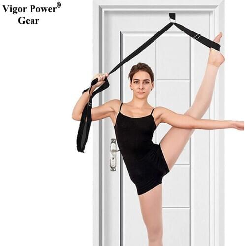 Adjustable Leg Stretcher Lengthen Ballet Stretch Strap Easy Install on Door Flexibility Stretching Leg Strap