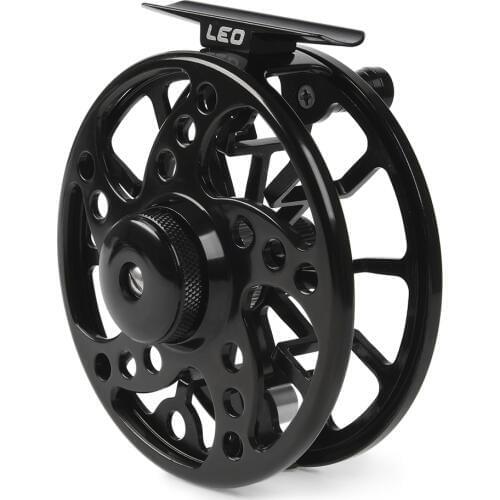 LEO Fly Fishing Reel Lake Alloy 2+1BB Ball Bearing Fishing Reels 3/4 / 5/6 / 7/8 Weight Left Right Fly Reel Pesca Fishing Coils