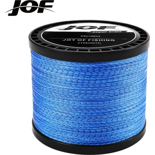 JOF Japan Monofilament Fishing Line Spool 8 Strands Braided Durable Thread 1000M Sea Saltwater 22-88LB