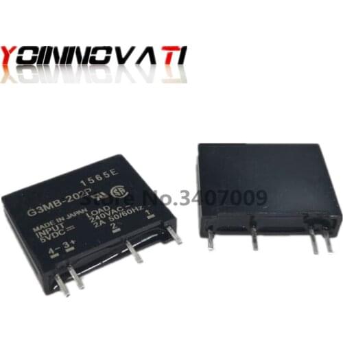 10PCS/LOT New Original Solid State Relay G3MB-202P DC-AC PCB SSR In 5VDC,Out 240V AC 2A