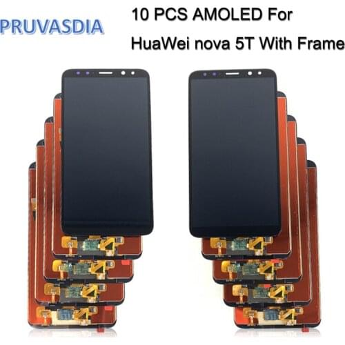 10 Piece/lot Original Display for HUAWEI Nova 2i LCD Touch Screen with Frame For HUAWEI Mate 10 Lite LCD Nova 2i Display RNE-L21