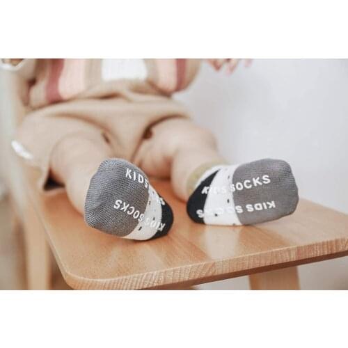 0-3 Years Old 3 pairs Baby Socks Anti Slip Toddler Infant Kids Cute Warm Winter Non Skid Crew Ankle Cotton Socks Newborn Toddler