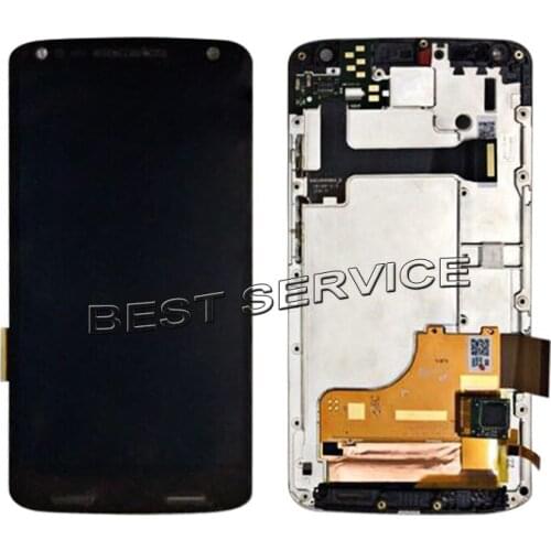 5.4'' For Motorola for moto x force XT1580 LCD Screen Display Touch digitizer Assembly with frame Free Shipping