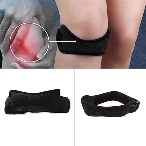 50% Hot Sale Adjustable Sports Gym Patella Tendon Knee Support Brace Strap Protector Kneepad