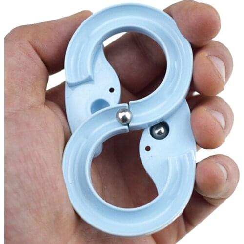 6 Pcs Creative Children Palm Mini Track Ball Toy Funny Hand-Eye Hand Brain Coordination Training Toy Gifts for Kids R9JD