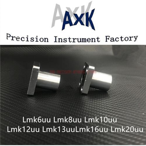 Free Shipping 4pcs Lmk6uu Lmk8uu Lmk10uu Lmk12uu Lmk13uu Lmk16uu Lmk20uu Square Flang Type Linear Bearing For 3d Printer Part