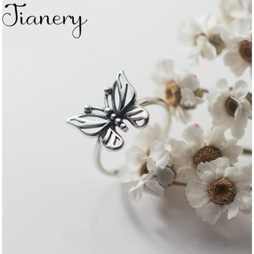 Bohemian Vintage Big Butterfly Rings For Women Lady Men Antique Knuckle Rings Boho Jewelry Anillos 2021