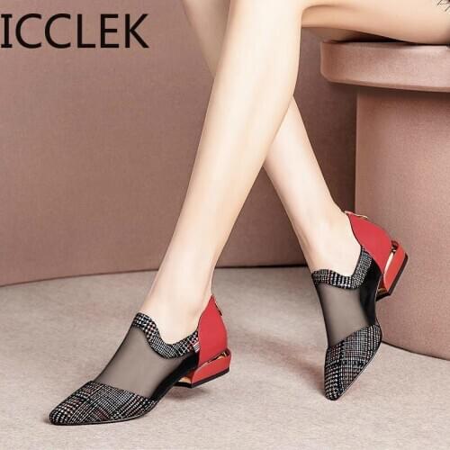 NEW Elegant Women Lady Maiden Summer Fashion Gauze Mesh Air Casual Flat Shoes Female Mujer Shallow Sandals Shoes