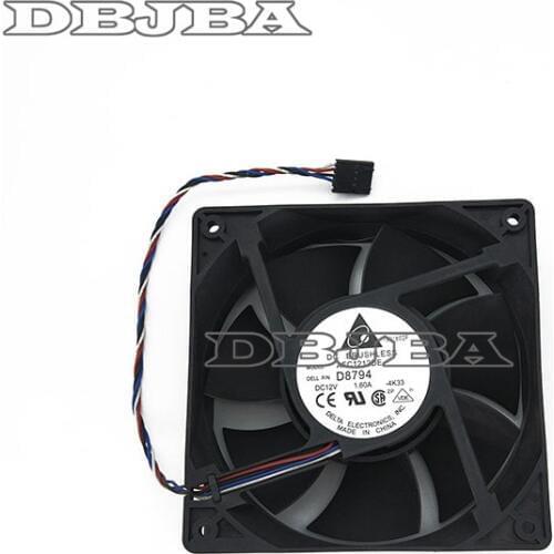 For Dell Y4574 NN495 D8794 YK550 Optiplex 210L 320 360 330 520 620 740 745 755 760 case fan PV123812DSPF 120*120*38MM AFC1212DE