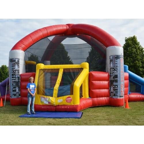 Giant outdoor inflatable defender dome inflatable sport game equipment on sale