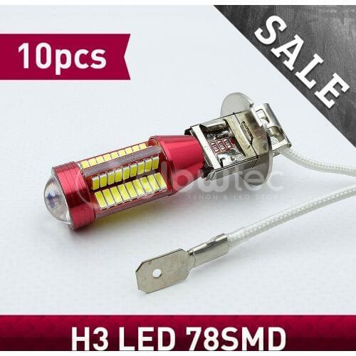 GLOWTEC LED H3 Bulbs (PK22s)