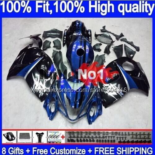 Injection For SUZUKI GSXR 1300 Hayabusa 2008 2013 2014 2015 2016 Blue black 30MC.113 GSXR-1300 GSXR1300 08 13 14 15 16 Fairing