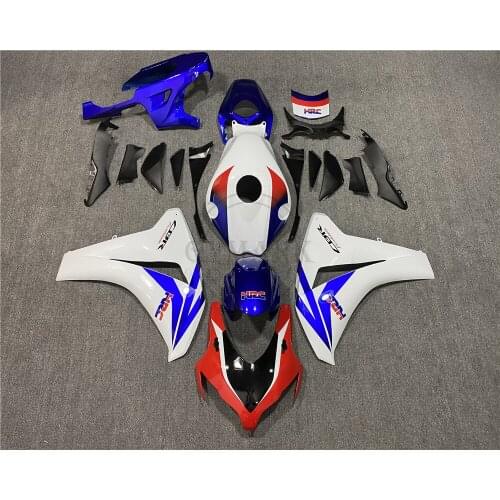 Motorcycle ABS fairing kit for Honda CBR1000RR CBR1000 08 09 10 11 2008 2009 2010 2011 Red, blue and white body