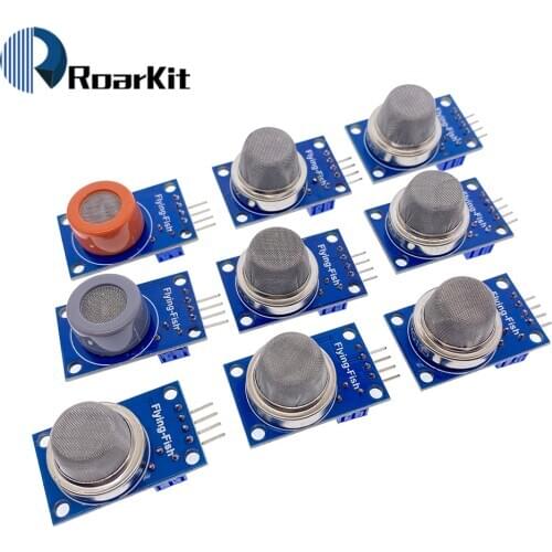 MQ-2 MQ-3 MQ-4 MQ-5 MQ-6 MQ-7 MQ-8 MQ-9 MQ-135 Detection Smoke methane liquefied Gas Sensor Module for Arduino Starter DIY Kit