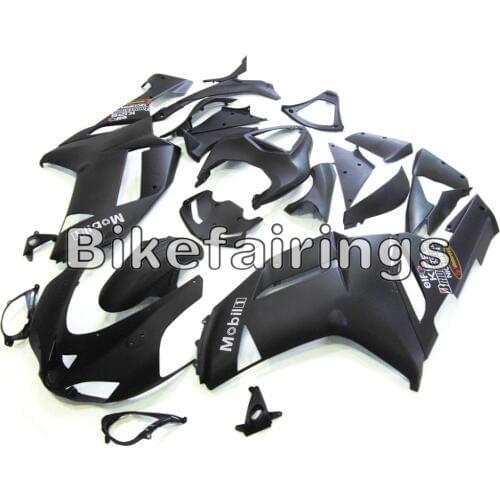 Matte Black Body Frames Plastic Motorcycle Hulls Fit For ZX-6R 2007 2008 07 08 ZX636R 636 ABS Injection Bodywork Kit