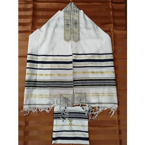 Messianic Jewish Tallit Talit Prayer Shawl & Talis Bag