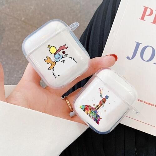 Fashion Little Prince Prin Wireless Bluetooth Earphone Accessories Cover For Apple airpods Cases 1 2 Soft silicone TPU Case