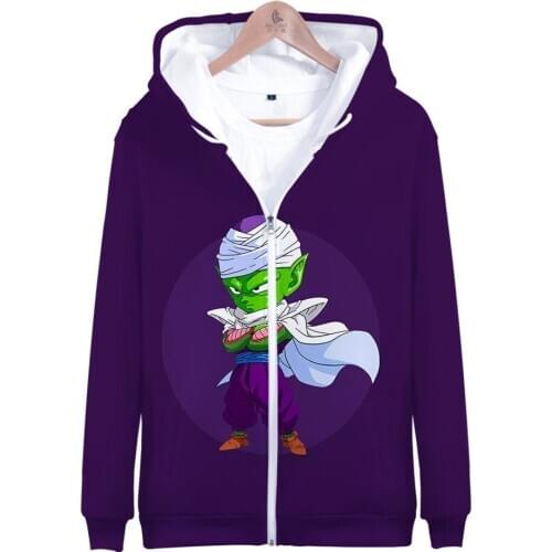 Fashion Brand 3D Color Printing Adult Childrens Clothing Men and Women Zipper Cn(origin) Sidno