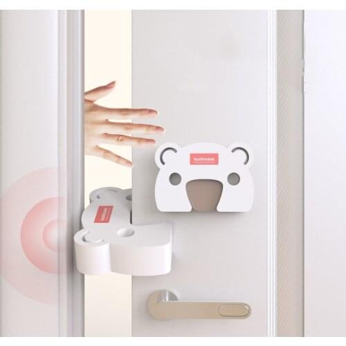 Cartoon Door Suction Baby Safety Door Stop Door Clip Anti-Clamp Hand Baby Safety Door Card Child Safety Protection Kids Safety