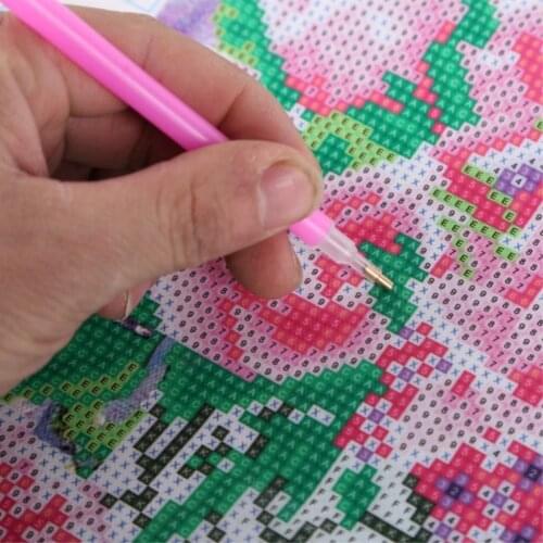 Full Drill White Horse DIY Diamond Painting Embroidery Cross Stitch Kit Home Decoration 30x30cm