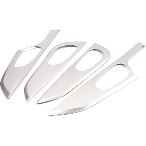 For Nissan Qashqai J11 2014 2015 2016 2017 2018 Inner Door Handle Sticker Catch Bowl Trim Cover Frame Decoration Car Accessories