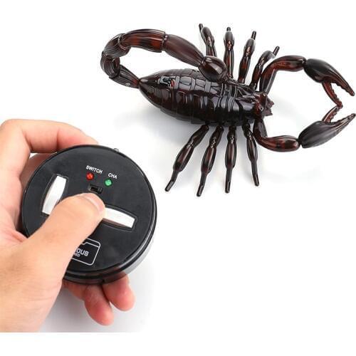 Remote Control Scorpion Infrared Radio Control Kids Toy RC Scorpion Realistic Simulation Joke Scary Trick Toys Kids