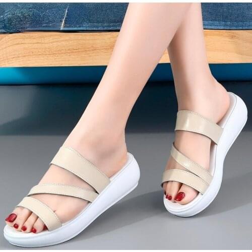 Valstone Women Casual Platform Sandals Daily Fashion Outdoor Female Sandals for Summer Hot Sale Brand Women Wedge Slippers New