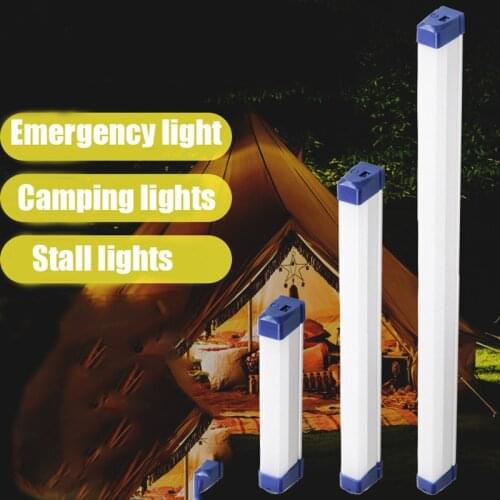 LED Long Strip Emergency Light USB Rechargeable 20W/40W/60W Multifunctional Outdoor Portable Camping Energy-saving Lamp